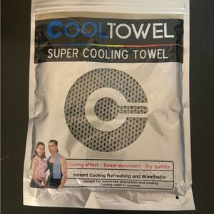 Adidas Super Cooling Towel - Blue and Silver